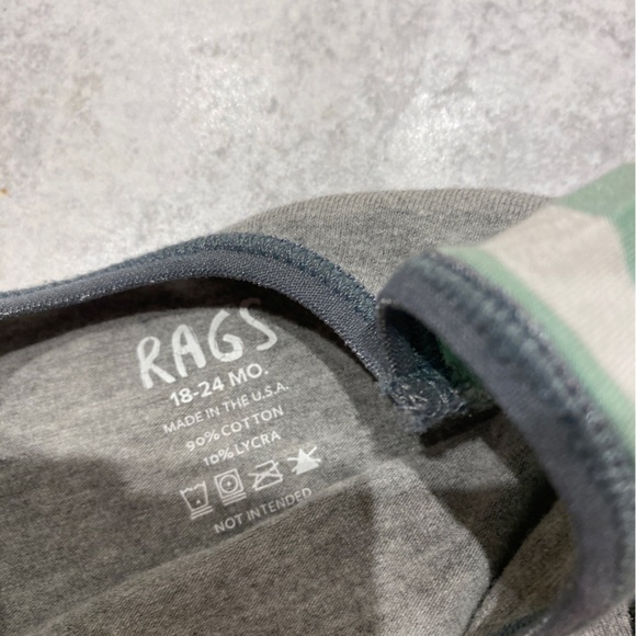 Rags to Raches || Heartbreakers Club Romper Gray 18-24M - Picture 3 of 4